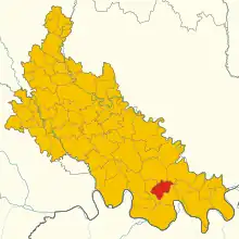 Localisation de San Fiorano