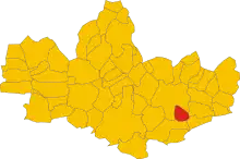 Localisation de Burago di Molgora