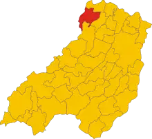 Localisation de Busseto