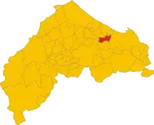 Localisation de Camerata Picena