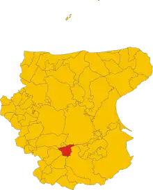 Localisation de Castelluccio dei Sauri