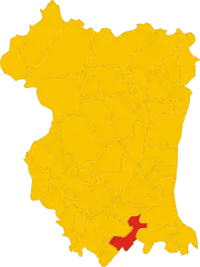 Localisation de Chions