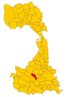 Localisation de Crova