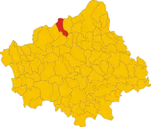 Localisation de Follina