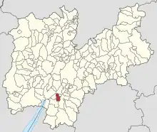 Localisation de Isera