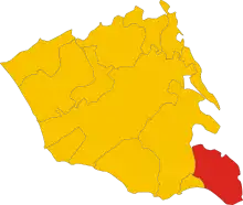 Localisation de Ispica