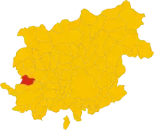 Localisation de Melizzano