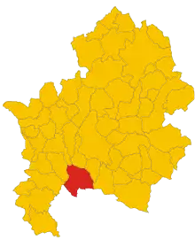 Localisation de Monteroduni