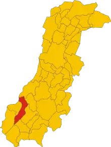 Localisation de Palagano