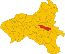 Localisation de Pizzoni