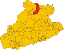 Localisation de Pornassio