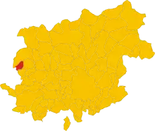 Localisation de Puglianello