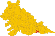 Localisation de San Giovanni del Dosso