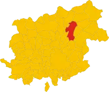 Localisation de San Marco dei Cavoti