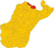 Localisation de San Pietro di Caridà