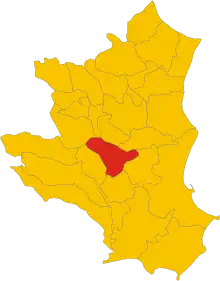 Localisation de Santa Severina