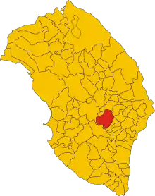 Localisation de Scorrano