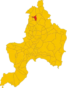 Localisation de Serri