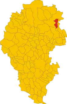 Localisation de Solagna