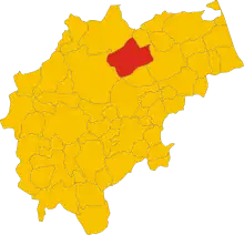 Localisation de Treia