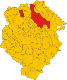 Localisation de Valdilana