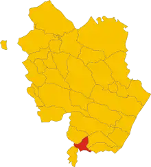 Localisation de Valsinni