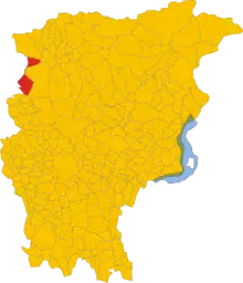 Localisation de Vedeseta