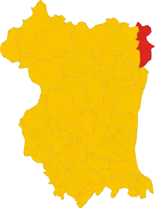 Localisation de Vito d'Asio