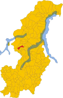 Localisation de Castiglione d'Intelvi