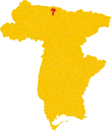 Localisation de Ligosullo