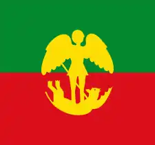 Drapeau de la ville de Bruxelles.