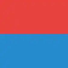 Les couleurs cantonales sont le rouge et le bleuUsage des drapeaux, étendards et fanions (Règlement sur les drapeaux) - Règlement 51.340 f, Armée suisse, p.&nbsp;72, consulté le 29 juillet 2017