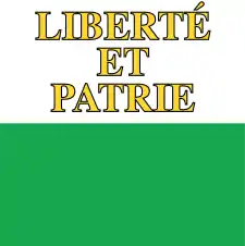 Les couleurs cantonales sont le blanc et le vertUsage des drapeaux,étendards et fanions (Règlement sur les drapeaux) - Règlement 51.340 f, Armée suisse, p.&nbsp;73, consulté le 29 juillet 2017