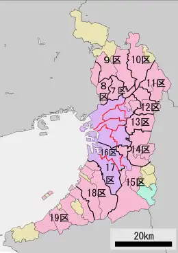 Carte de la circonscription.