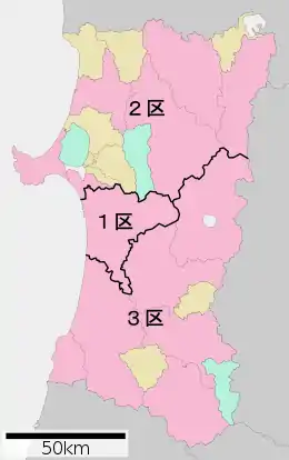 Carte de la circonscription.