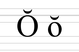 Image illustrative de l’article Ŏ