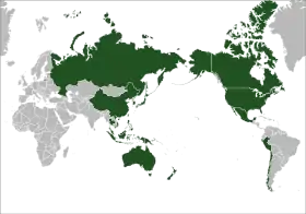 Carte de l'organisation