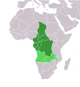 Pays classés en Afrique centrale Pays parfois classés en Afrique centrale