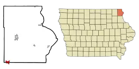 Localisation de Postville