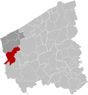 Localisation de Alveringem