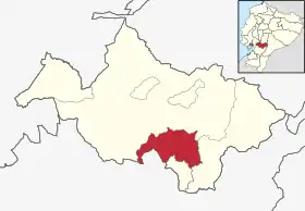 Localisation de Canton de Biblián
