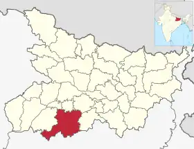 Localisation de District de Gaya(गया ज़िला)