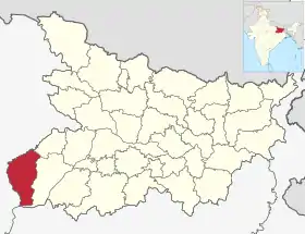 Localisation de District de Kaimur