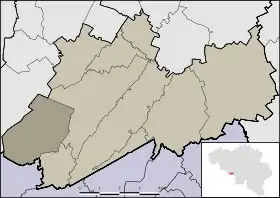 Localisation de Blaregnies