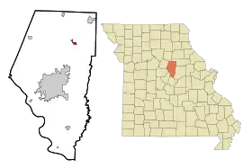 Localisation de Hallsville