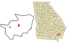 Localisation de Nahunta