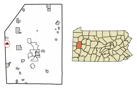 Localisation de Portersville