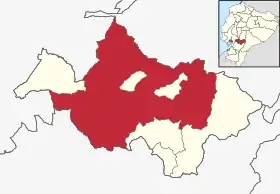 Localisation de Canton de Cañar