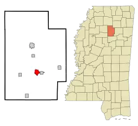 Localisation de Calhoun City