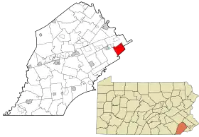 Localisation de Easttown Township